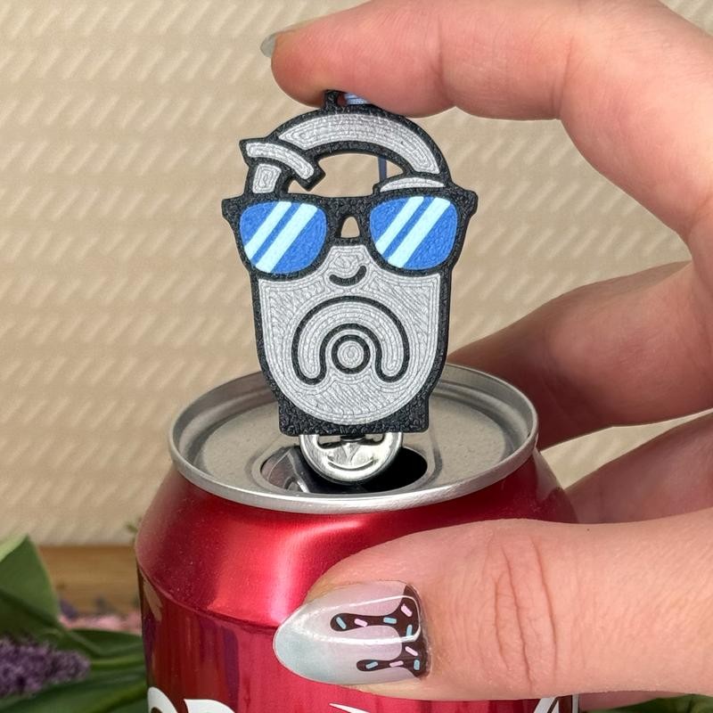 TAB Soda Can Tab Opener with Keychain strap - Unique