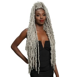 Janet Collection Nala Tress BUTTERFLY LOCS Crochet Braid 30 (1B)