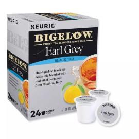 Bigelow Earl Grey Tea K Cups 24 Count Bergamot Caffeinated Kosher Tea