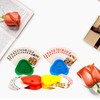 DVOFU 4Pieces Playing Card Holder Plastic Triangle Standing Card Games