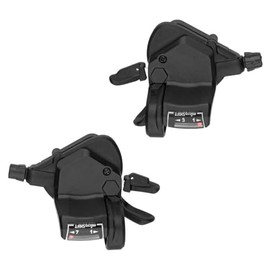 Microshift Mezzo Right Thumb-Tap Shifter, 7-Speed, Optical Gear Indicator, Shimano Compatible