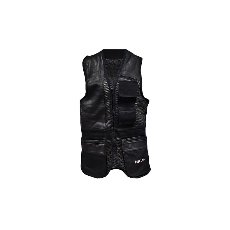 NICA Design6 2.0 Shooting Vest-Blackout-Right Hand (Black, Small)