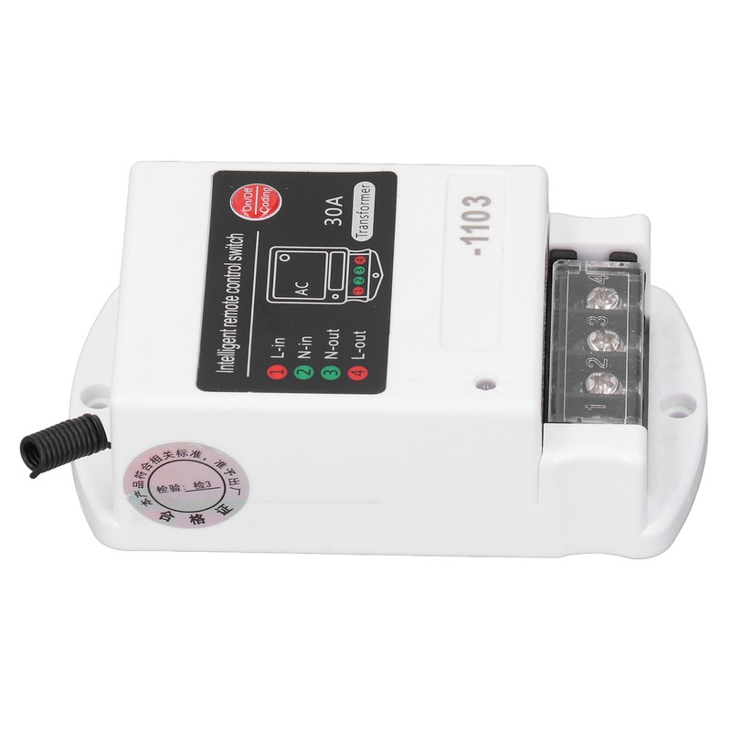 Remote Control Switch 30A Relay 3km Control Range Wireless Remote