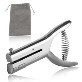 SPEEDWOX Deep Throat Heavy Duty Hand Held Single Hole Punch Heavy Duty Hole Punch Single Hole Punch Paper Punch Badge Hole Punch for Metal Long Reach Hole Punch Hand Hole Punch Slot Hole Punch