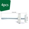4 Pack Pressure Gates Threaded Spindle Rods M8 (8 mm),
