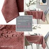 AmeliaHome Tablecloth, Lotus Effect, Water-resistant