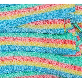 By The Cup Sour Power Quattro Multi Flavored Candy Belts, 1.6 lb Bulk Bag