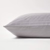 HOMESCAPES Damask Cushion Cover Silver Grey 50 x 90 cm