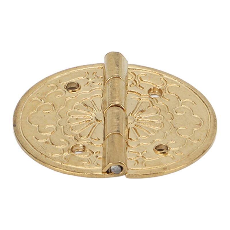 10pcs Mini Antique Hinges Round Exquisite Retro Design Corrosion Resistance