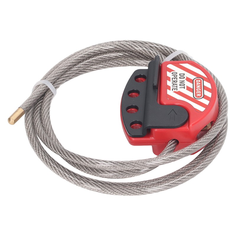 Safety Padlock Set Adjustable Stainless Steel Cable Lockout and 38mm