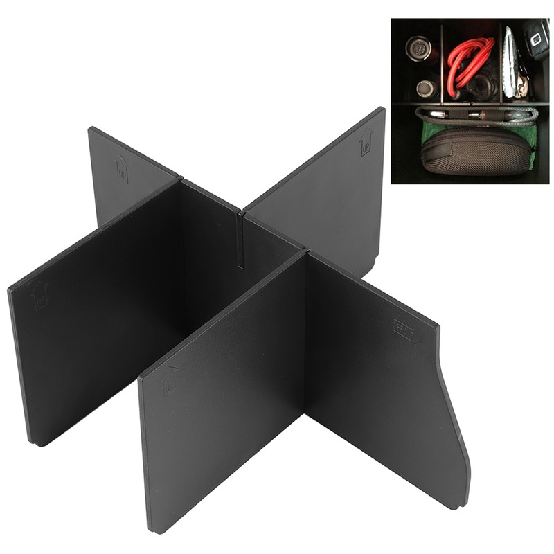 Car Glove Box Clapboard Tidying Partition Center Console Organizer