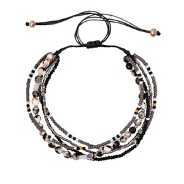 MINACHI Bohemian Bead Stacked Bracelet, Vintage Multi-Layer Bracelet, Gift for Her