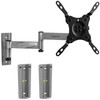 Mount-It! Locking RV TV Mount with Dual Wall Plates &