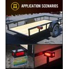 Partsam 2Pcs Steel Trailer Light Boxes Housing Kit, [DOT Approved]