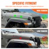 4 PCS Front & Rear Fender Flares Fender Trim Extension