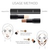 2 Colors Cream Contour Sticks Makeup Kit, Primer Face Highlighter