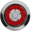 Partsam 2Pcs 4" Inch Round LED Trailer Tail Lights White
