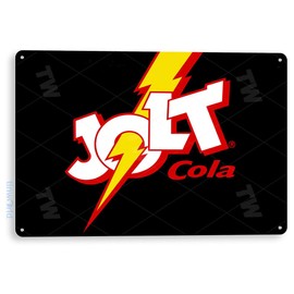 Tinworld TIN Sign 12" x 18" Jolt Cola Metal Decor Wall Art Coke Shop Store Kitchen Cave A100