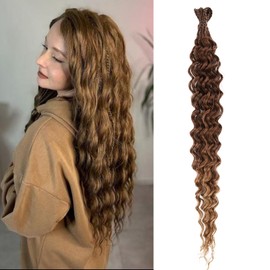 Crochet Curly Braiding Hair With Box Braid Boho Style Hair Extensions (12, 26 Inch)