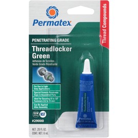 Permatex 29000 Penetrating Grade Threadlocker Green, 6 ml