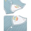 ANIMQUE Baby Toddler Vests Double-Sided Sleeveless Children's Vest Cotton Children's