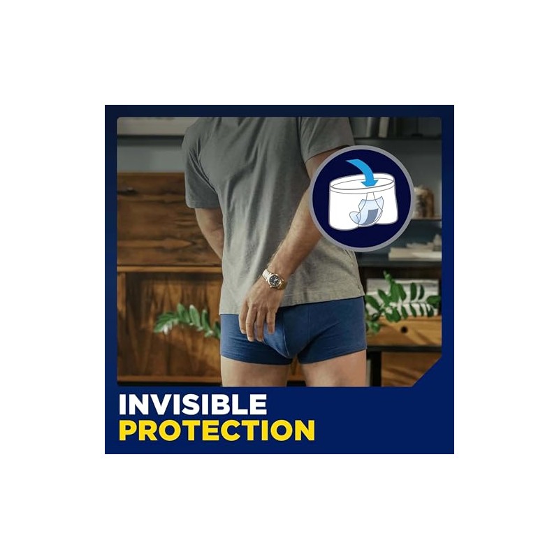 Tena Men Light Incontinence Protective Shield for Men, Bladder Control,