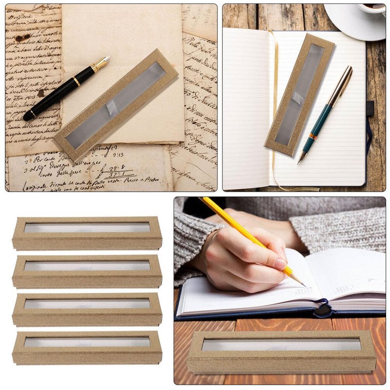 Operitacx Empty Pen Gift Box 4 Perpetual Pen Display Box