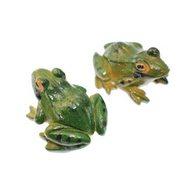 Speed mao Realistic Frog Frog Figurine Set of 2 for Home Decor Objects