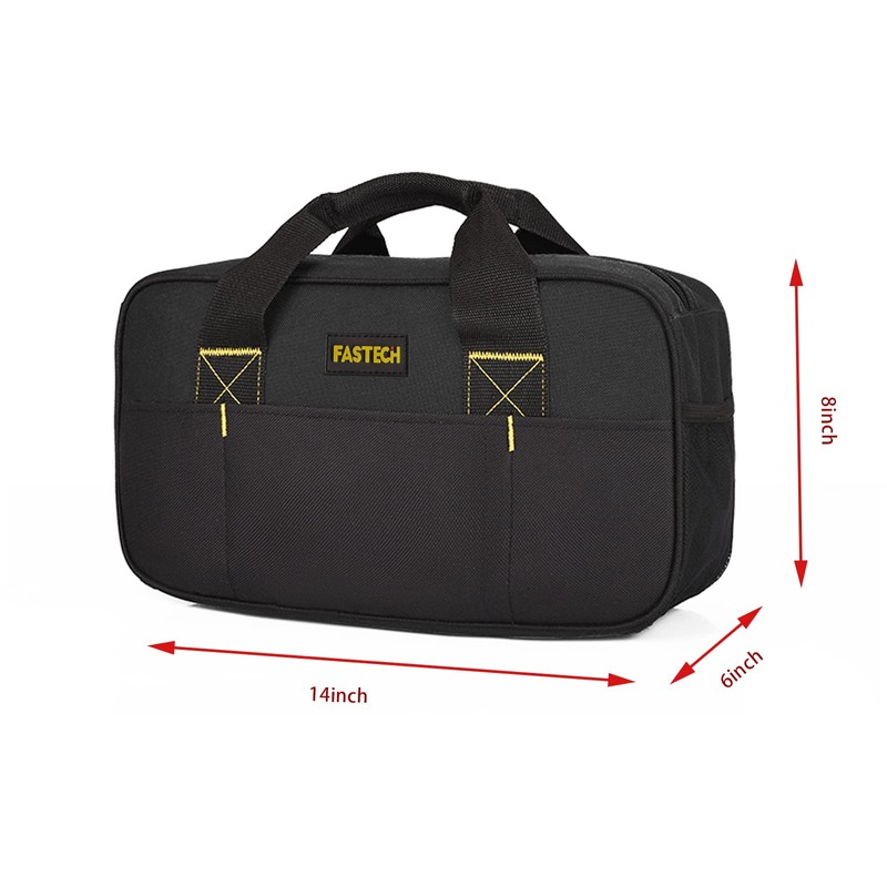 FASTECH 14in Small Tool Bag and 5pcs Zipper Utility Tool