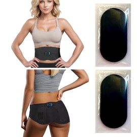 2 Replacement Sets with 2 Gel Pads, 100% Compatible with Bodify for EMS Abdominal Trainer Pro and BODIFY EMS Potrainer Pro Devices, Save 30% on Your Order.