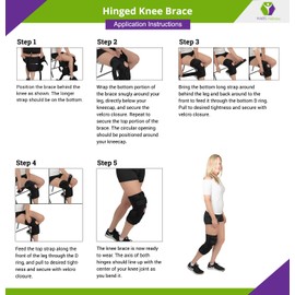 Bariatric Open Patella Plus Size Hinged Knee Brace for Men and Women - Supports Meniscus Tears, Arthritis Joint Pain, Ligament Injuries & Sprains - 2XL