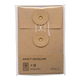 Midori Craft enberoppu Vertical Rope Brown Set of 8