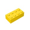 TTEHGB TOY Classic Bulk Brick Block 2x4, 100 Piece Building Brick (Yellow)