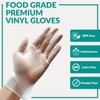 Klex Disposable Heavy Duty Vinyl Gloves Latex Free Powder Free,