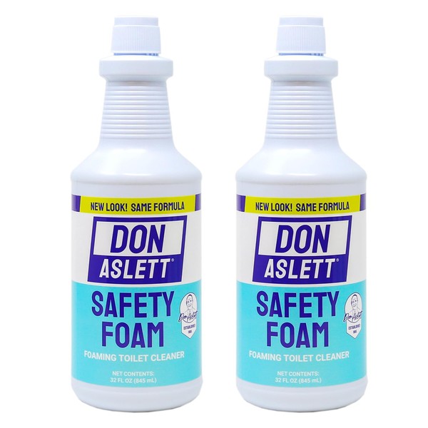 Don Aslett Safety Foam Toilet Bowl Cleaner (32 Oz Bottle,