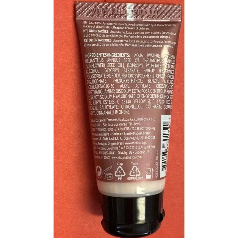 Nativa Spa Rose Body Lotion 30 ml 1 fl oz