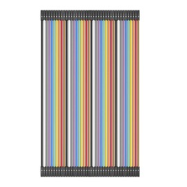 DiyStudio 120 AWG Cable for 120 Pcs Multicolor Dupont Wire 120 Pcs Jumper Wire, Breadboard Jumper Wire, Male-Female, Male, Female, Female Pitch, 0.1 inch (2.54 mm) x 40 Pin (2021 Popular Limited)