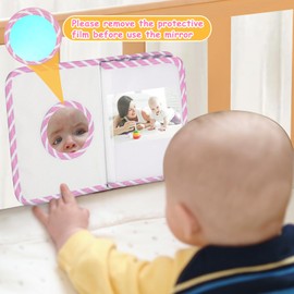 Soft Cloth Baby Photo Albums, 8 Pages, Holds 17 4x6 Photos, Perfect for Newborn Toddler Memories, Baby Shower Gifts 1 Year Old Girl Boy Gifts