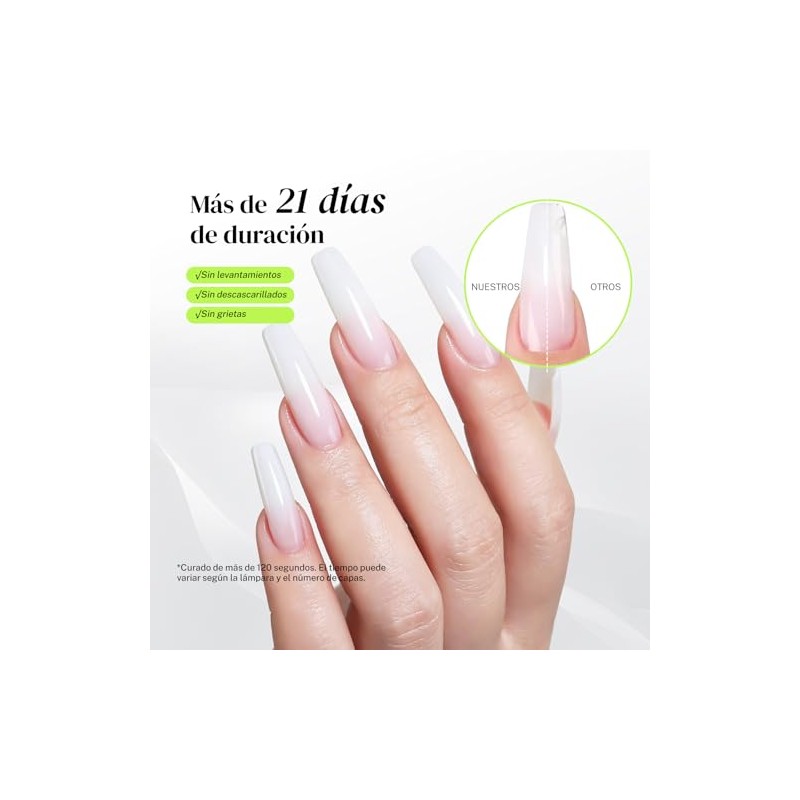 CHERIMOYA Gel Constructor Sólido Para Uñas Extensión 30g