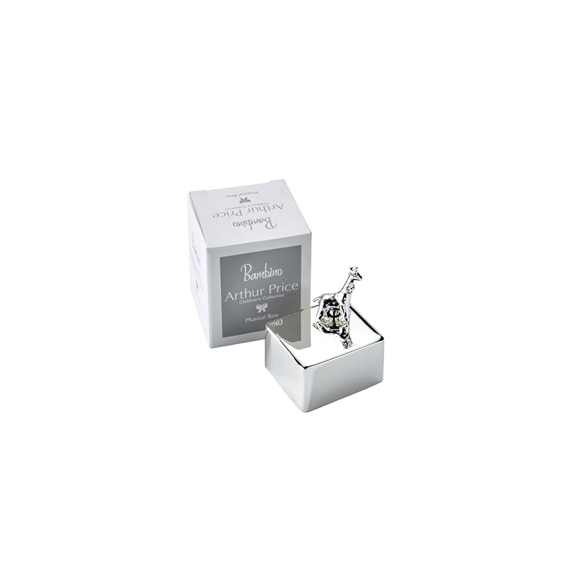 Arthur Price Bambino Music Box, Silver Plated Metal, One Size