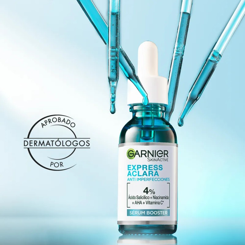 Garnier Express Aclara sérum anti-imperfecciones 30 ml, vitamina C +