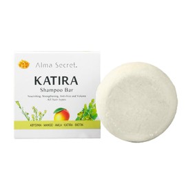 Katira Bar Firm Shampoo, Strengthening and Moisturising, Anti-Frizz - Shampoo Curly Method, Shampoo without Sulphates and Parabens and Silicones, Vegan Shampoo, for All Hair Types, Organic Shampoo,