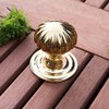 Antikas - Door Knob Shiny Brass with Rosette Historical Door