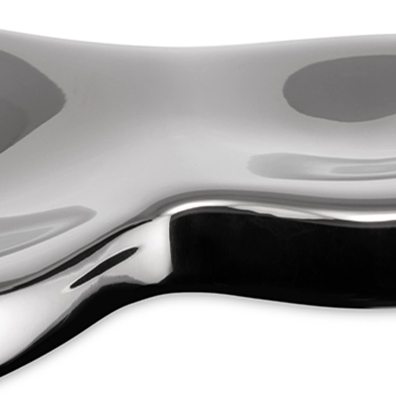 Alessi T-1000 - Design Spoon Holder, 18/10 Stainless Steel, Silver