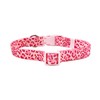 Olahibi Dog Collar Leash Set, Leopard Pattern, Polyester Material, 5ft
