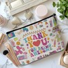 Eronm Thank You Gifts Makeup Bag, Small Cosmetic Bag, Waterproof