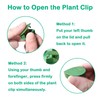 Plant Climbing Wall Fixture Clips, 100Pcs Self-Adhesive Plant Fixer Wall