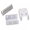 Freedom 2-3/4" Heavy Duty Fence Rail Bracket White Aluminum 2