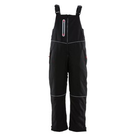 RefrigiWear Softshell Women's Insulated Bib Overalls, -20° Comfort Rating, (Black), (Medium)