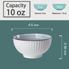 Yuanlity 10 oz Small Ceramic Bowls Set of 6, 4.5